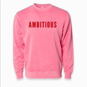 NEW Ambitious pink sweatshirt